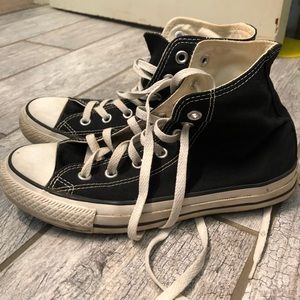 High top black converse